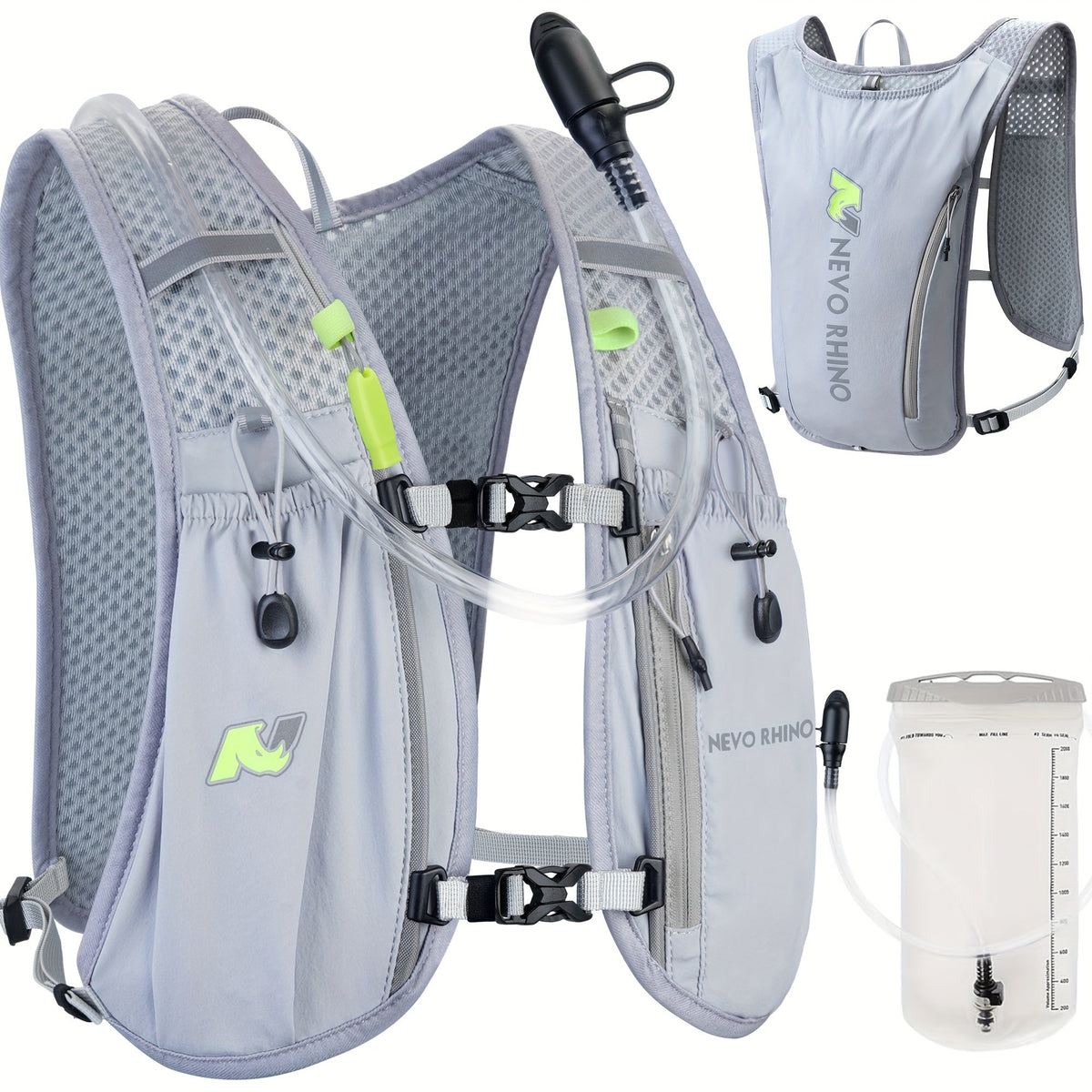 5.5L Running Hydration Vest with 1.5L Bladder-0