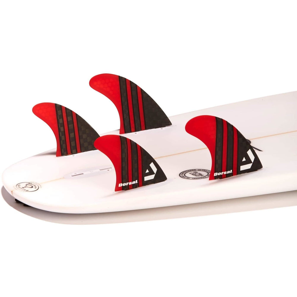DORSAL Surfboard Fins Quad 4 Set FCS Compatible-2