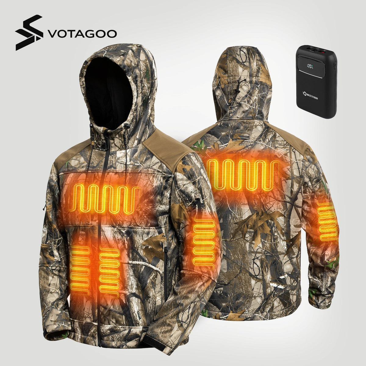 Heated Hunting Jacket for Men-0