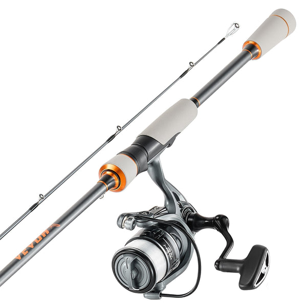 Light 6-foot-6 spinning rod and reel combo for Colorado shore and reservoir bank fishing