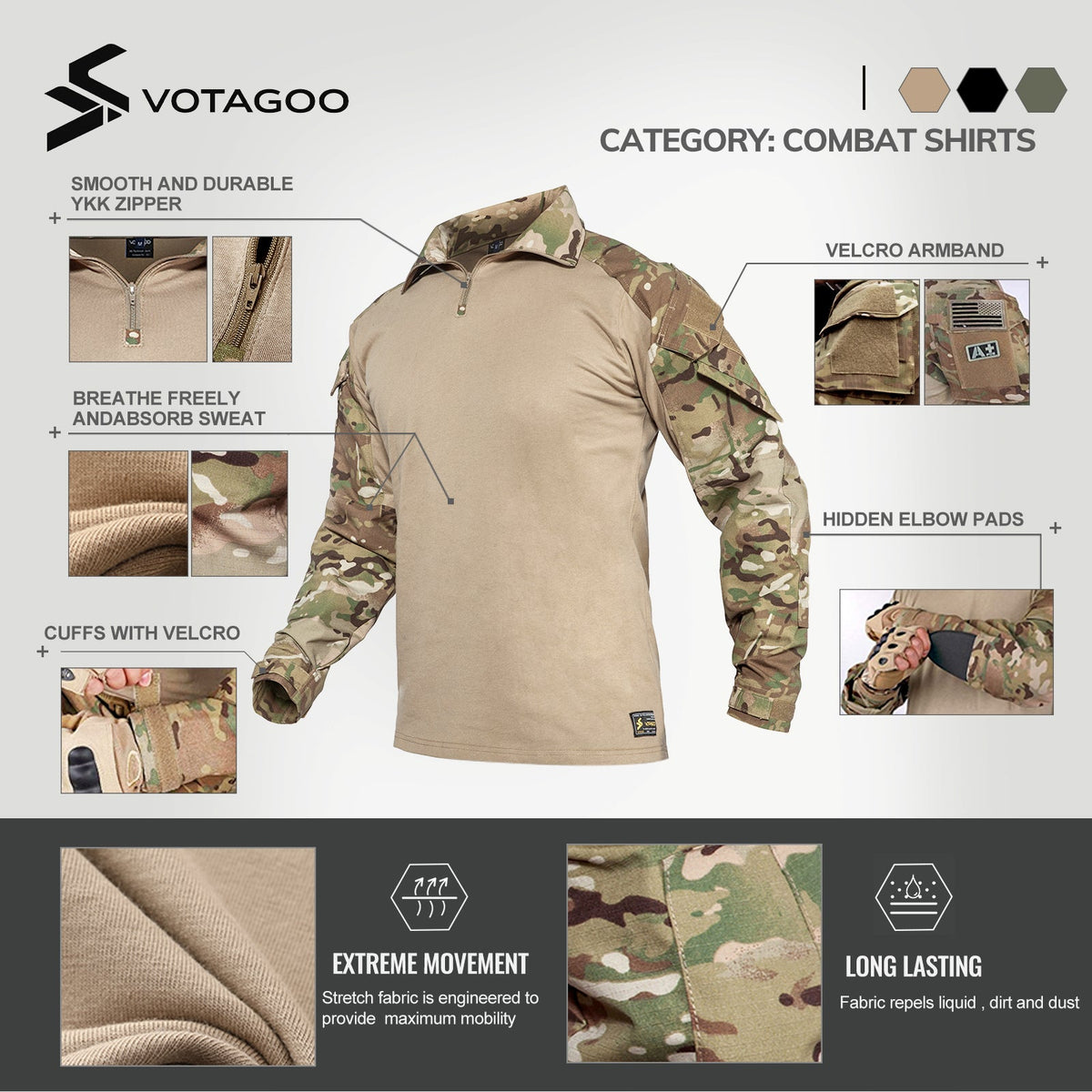 VOTAGOO® G3 Combat Uniform Set-4