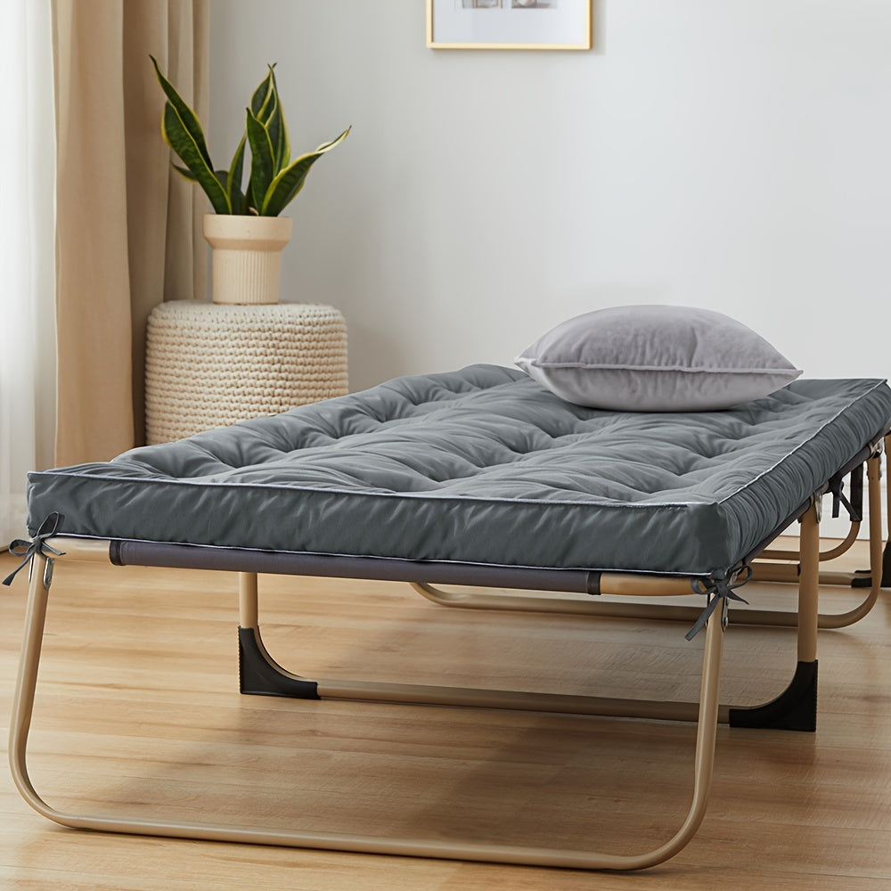 All-Season Foldable Camping Mattress Topper-2