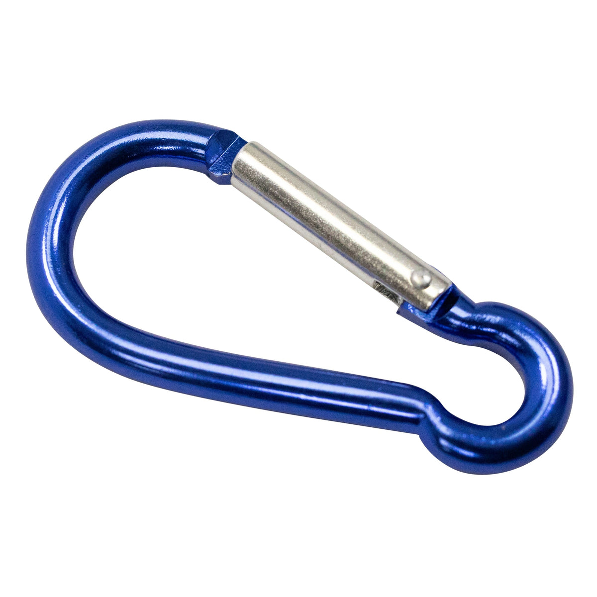 Boat Marine Clip Blue Aluminum Locking Clip Hook Carabiner 2.7", 3pc pack