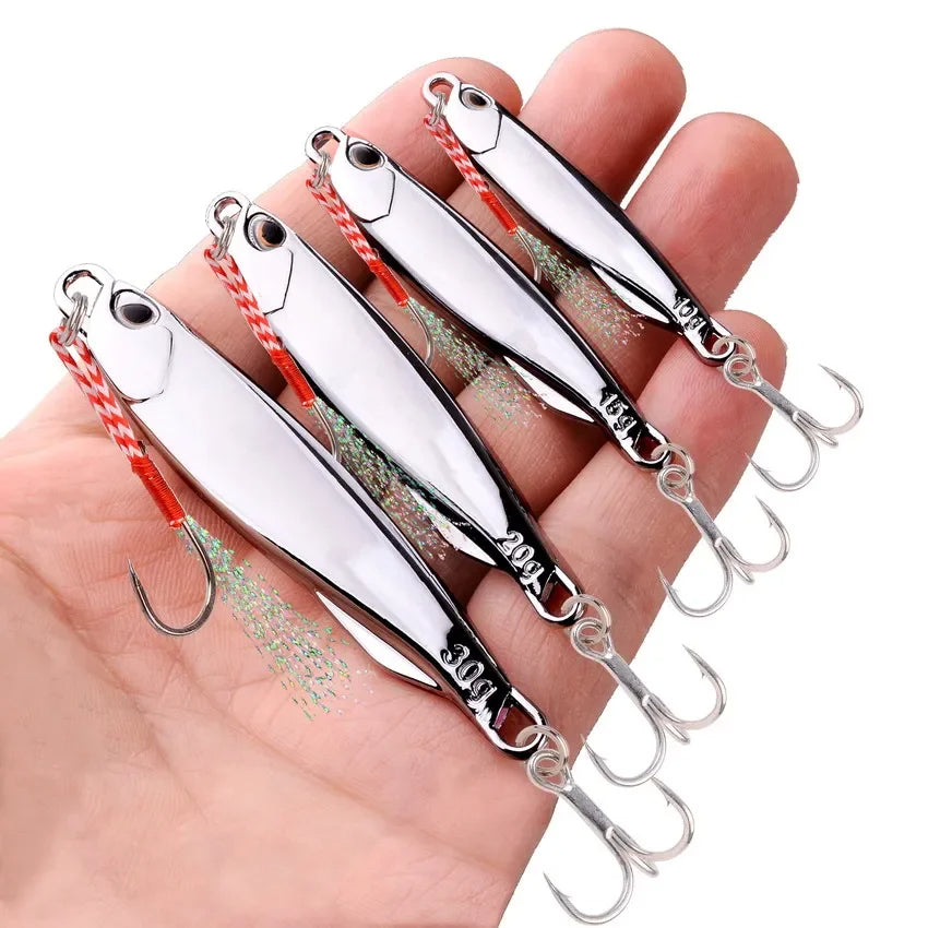 US Warehouse Lake Trout Heavy Jig Kit (8pc) — heavy metal jig assortment for Colorado boat days