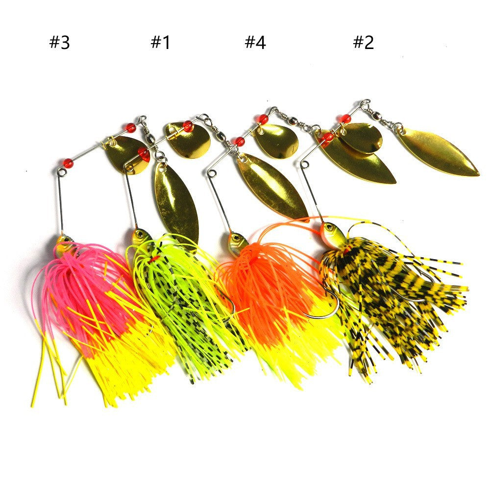 Front Range Bass Spinnerbait Assortment (6pc) — bass spinnerbait assortment for Colorado shore days