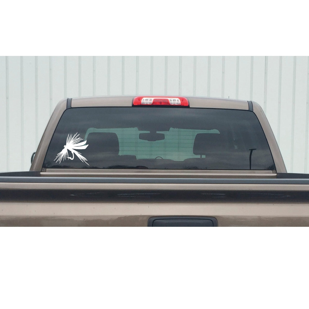 Trout Fly Fish Tackle Lure Fishing Window Decal -  Trout Fly Fish Tackle Lure Window Sticker - 7524