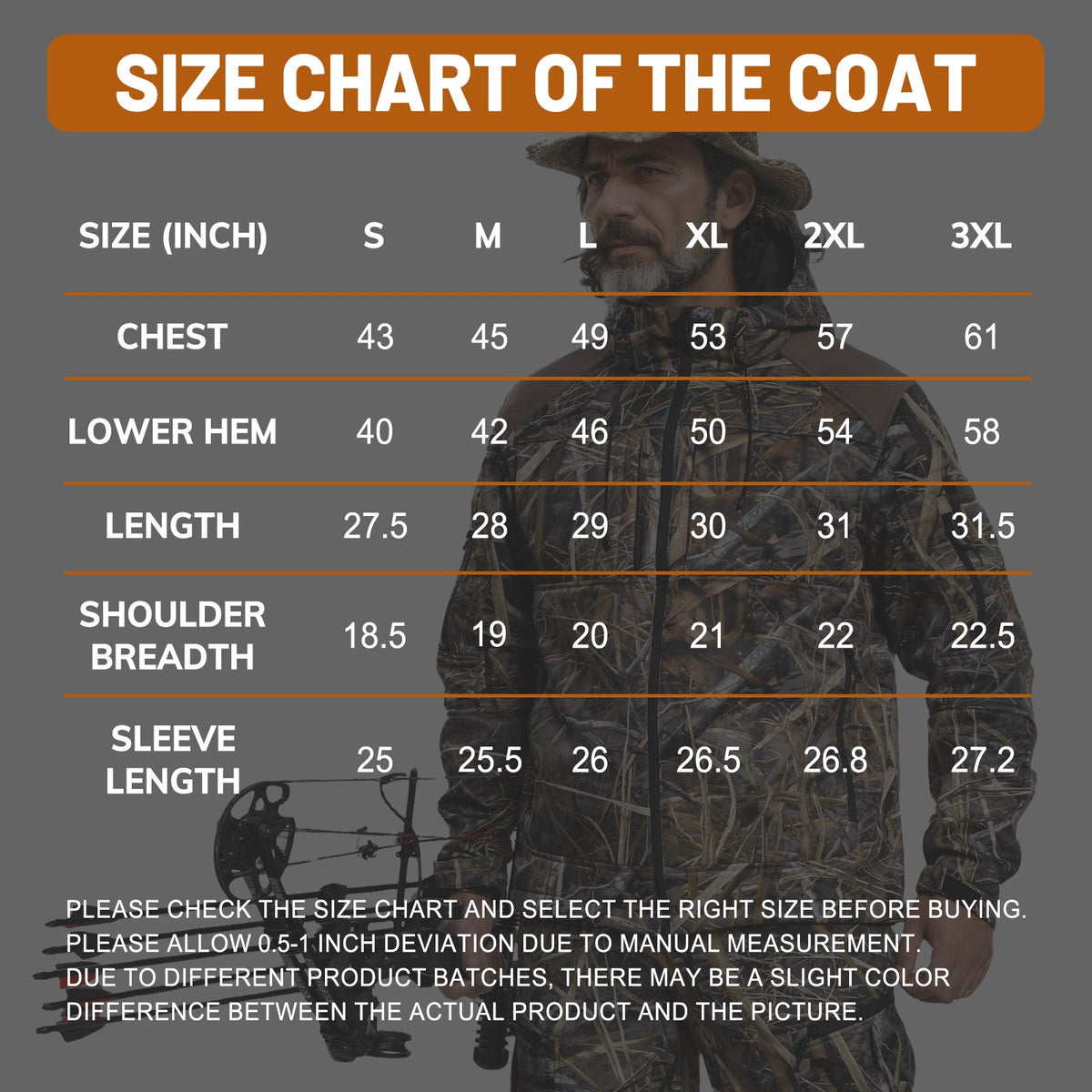 Heated Hunting Jacket for Men-1