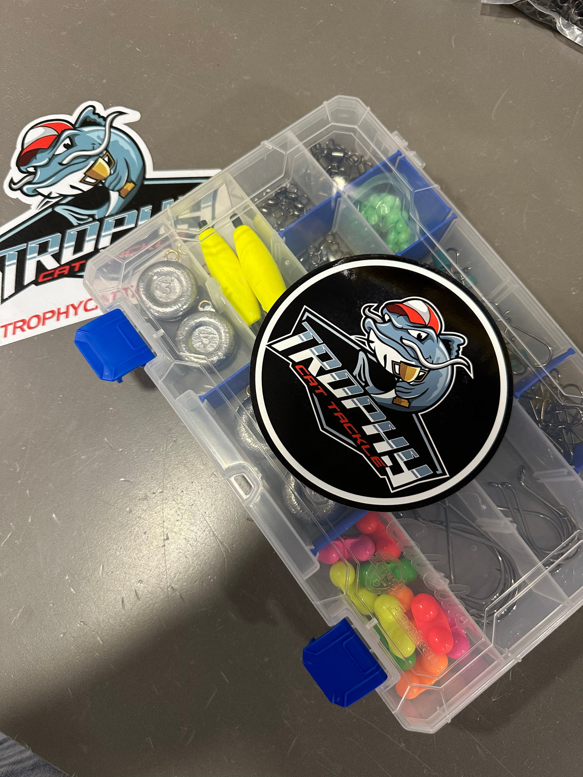 Complete Catfish Terminal Tackle Box | Trophy Cat Tackle