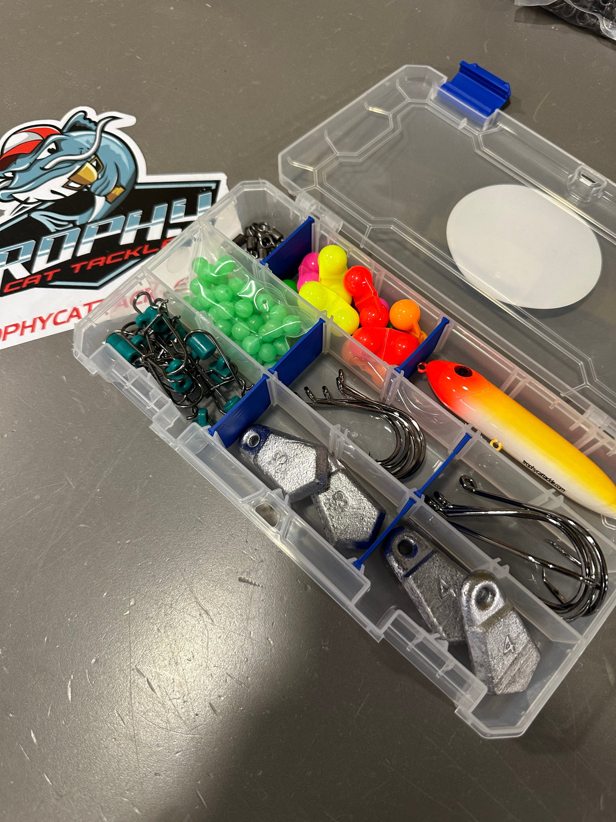 Jr Edition Youth Catfish Tackle Box | Trophy Cat Tackle