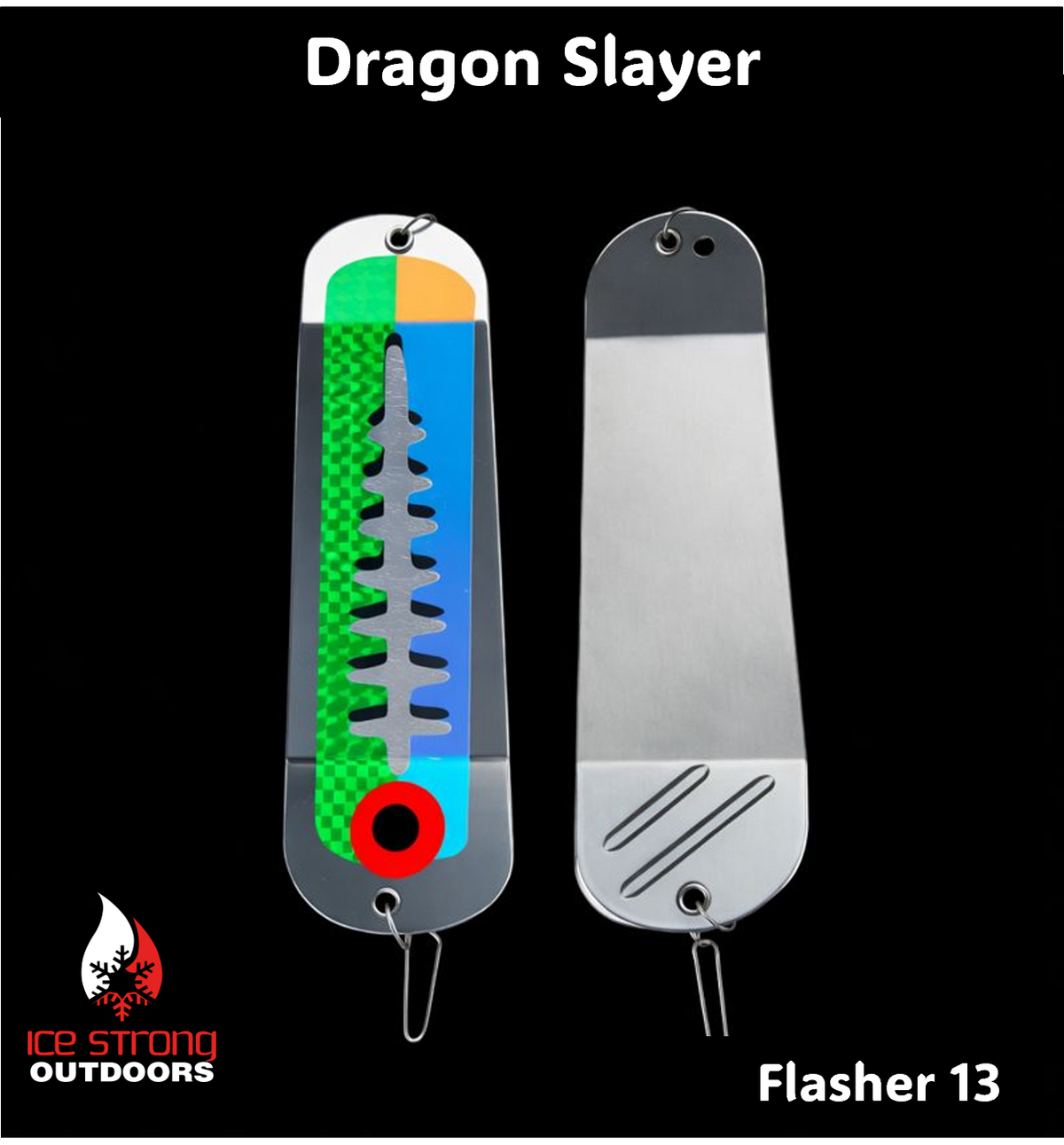 Ice Strong Outdoors - 8.5" Dual Fin Flasher Series