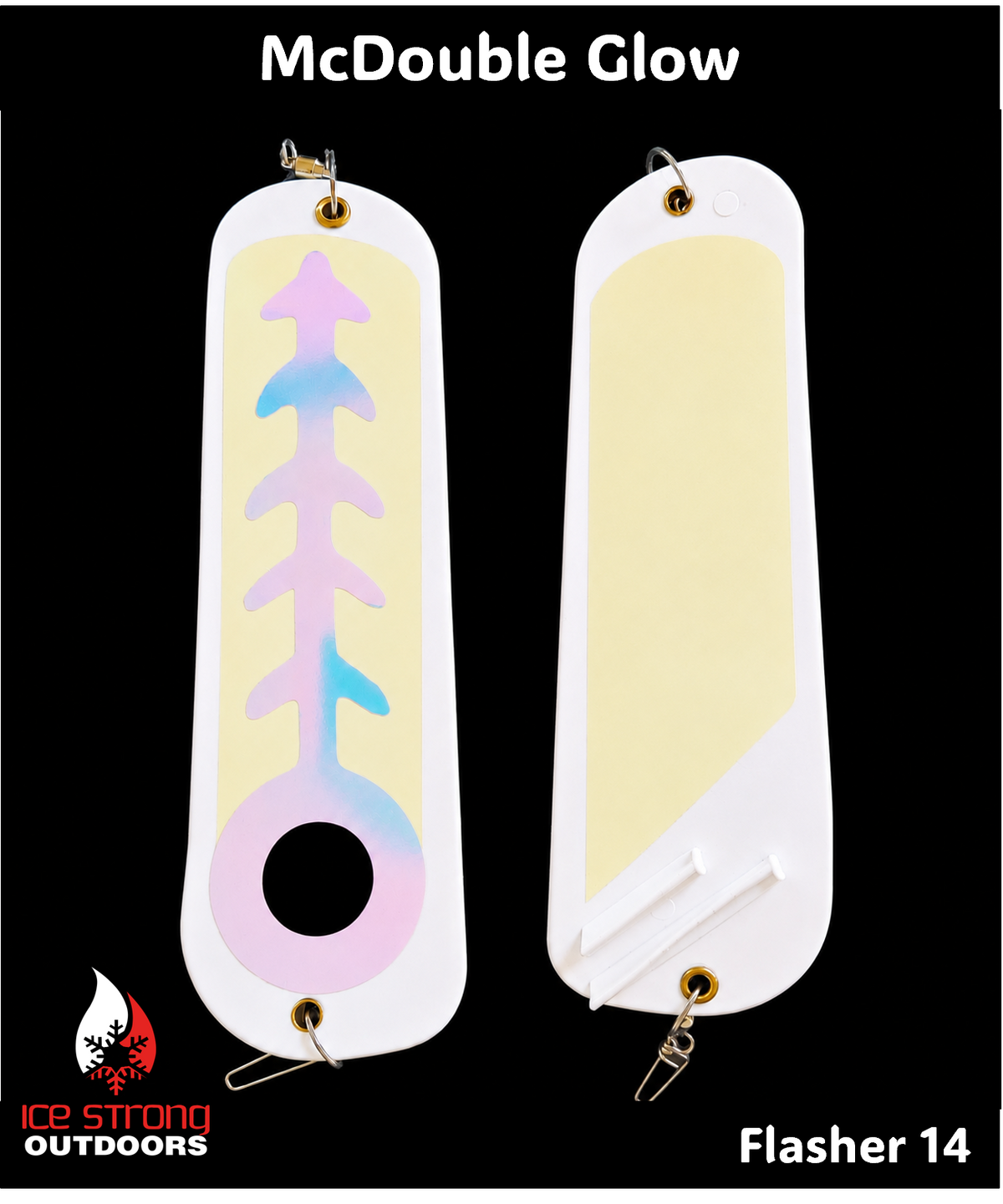 Ice Strong Outdoors - 8.5" Dual Fin Flasher Series