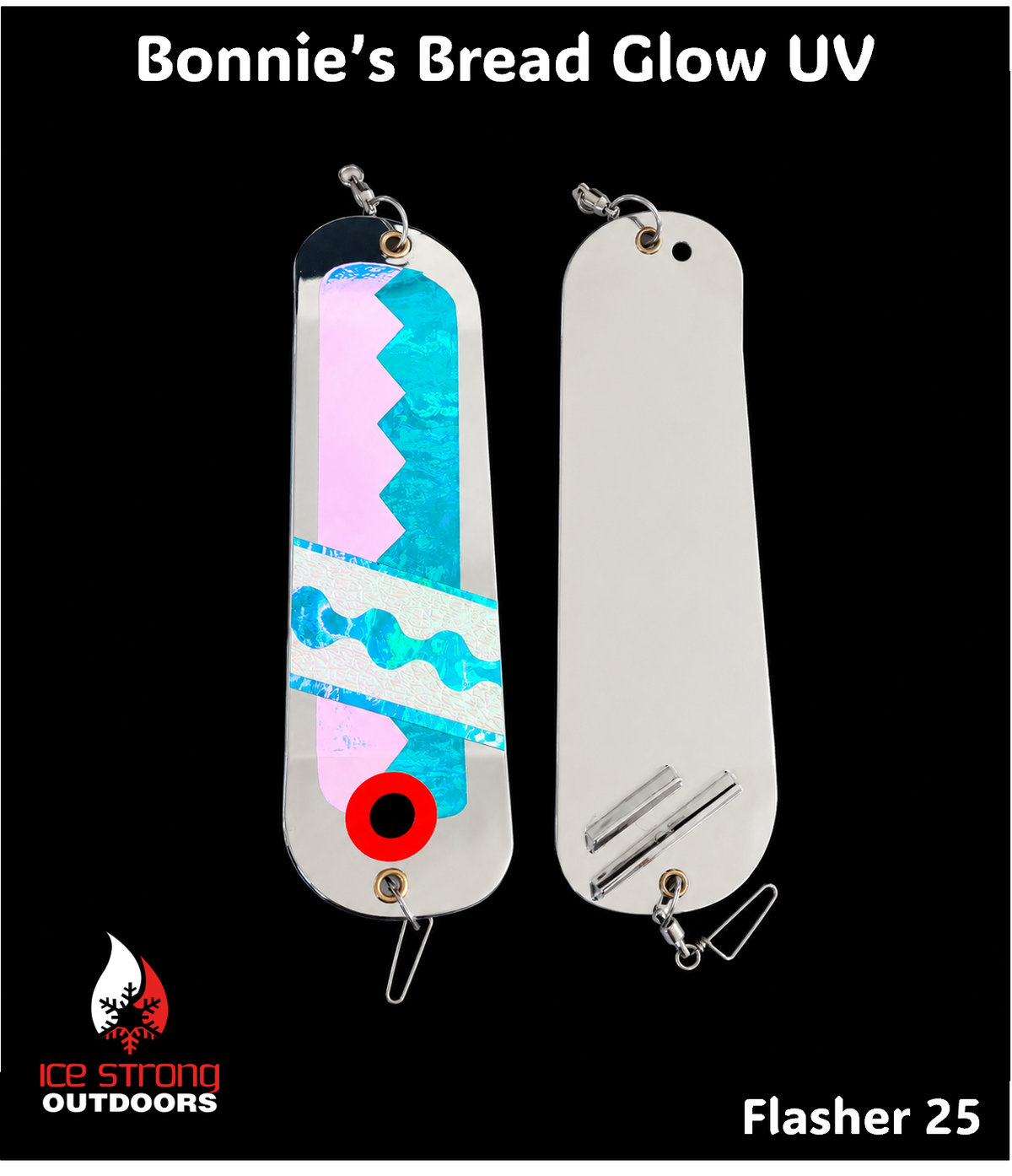 Ice Strong Outdoors - 8.5" Dual Fin Flasher Series