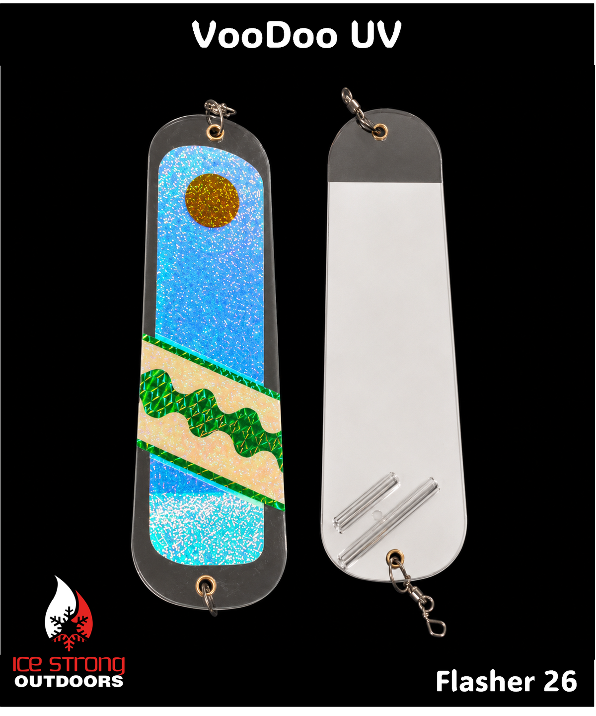 Ice Strong Outdoors - 8.5" Dual Fin Flasher Series