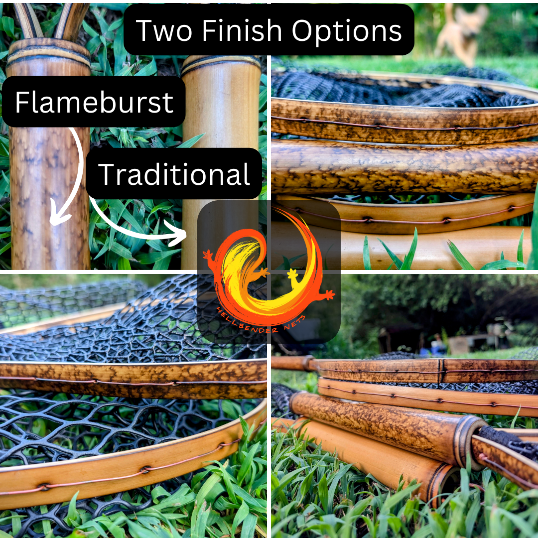 Downstream - Bamboo Fly Fishing Landing Net/Hand Net