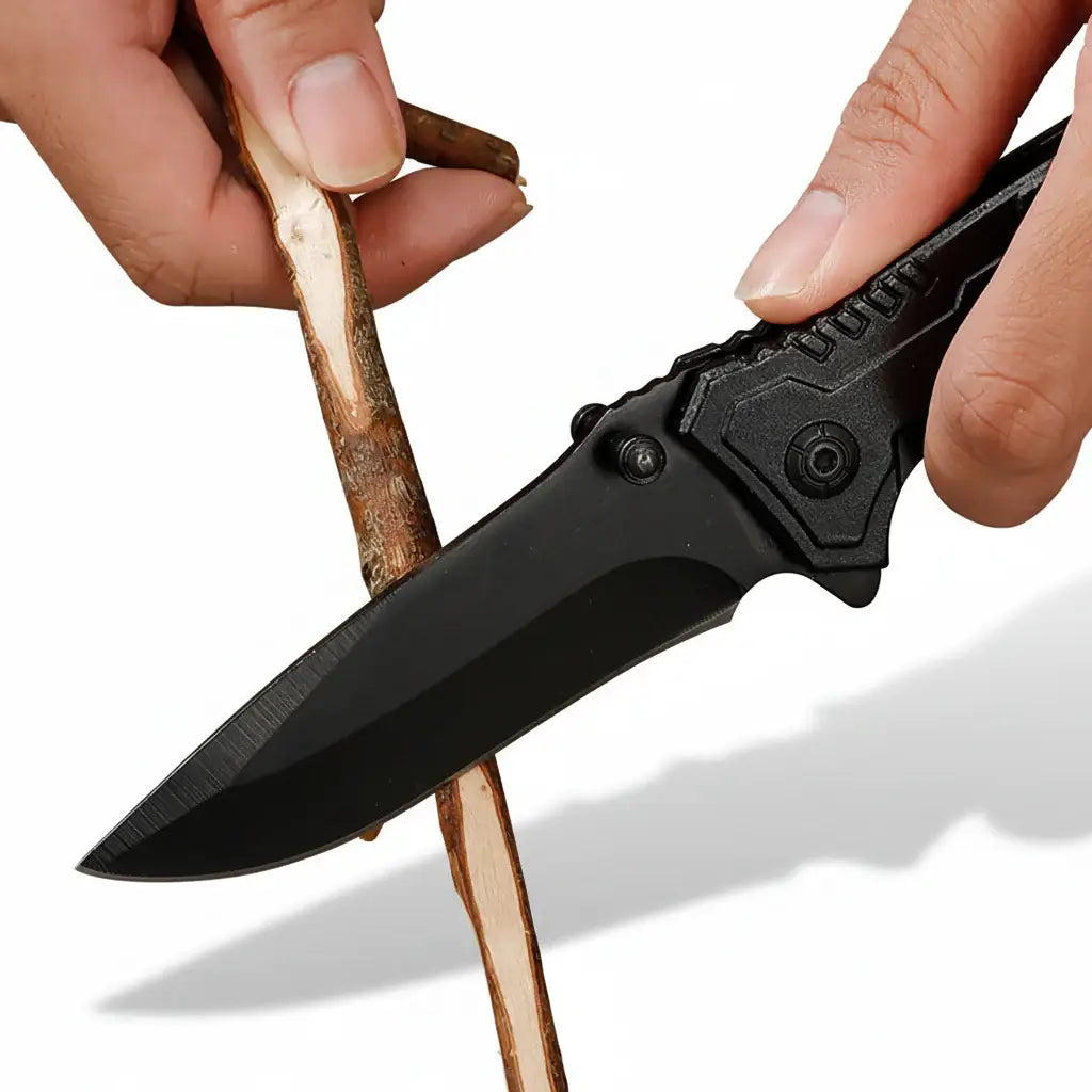 Folding Camping Knife with Safety Lock – Portable EDC Pocket Knife for Fishing & Outdoor Use-3