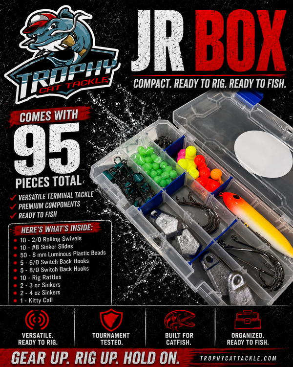 Jr Edition Youth Catfish Tackle Box | Trophy Cat Tackle
