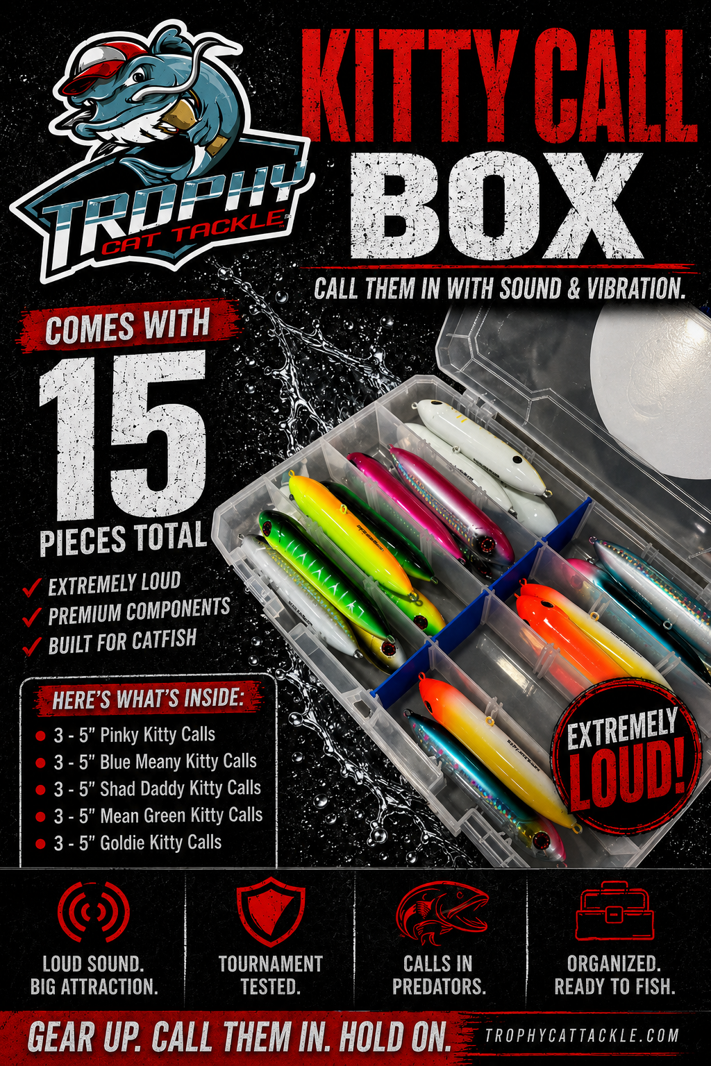 Kitty Call Catfish Rattle Box | Trophy Cat Tackle