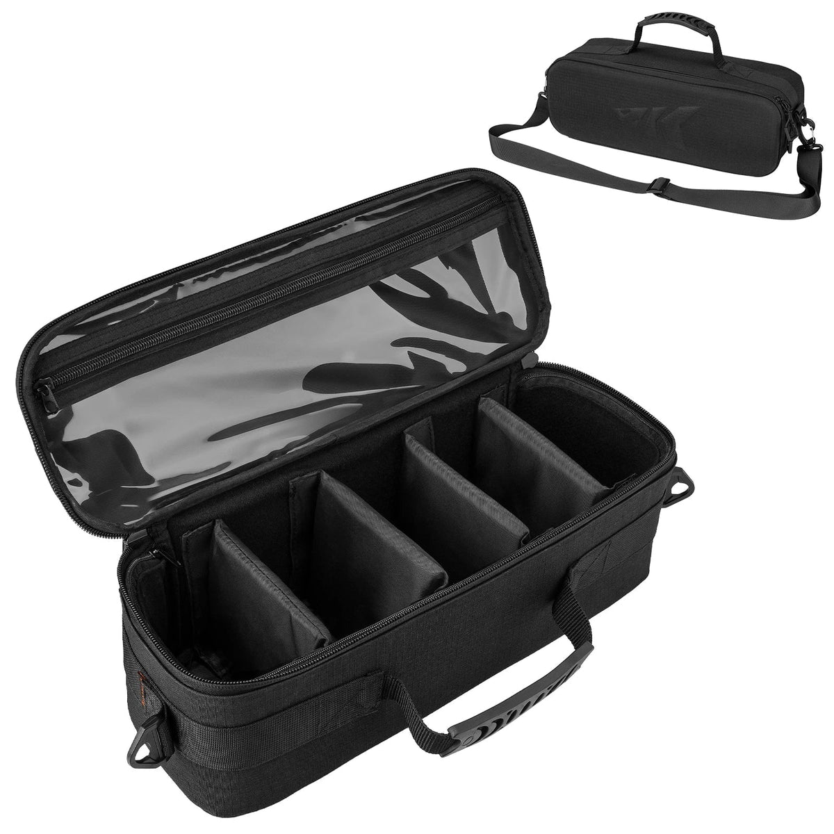 Fishing Tackle Reel Case With Shockproof Dividers-0