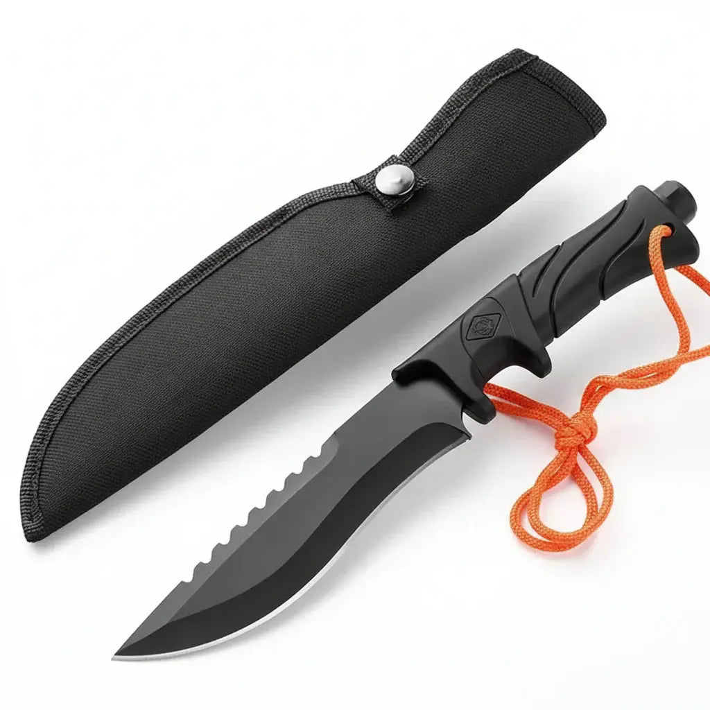 Outdoor Fixed Blade Knife – Portable Camping & Fishing Utility Knife for EDC & Hiking-0