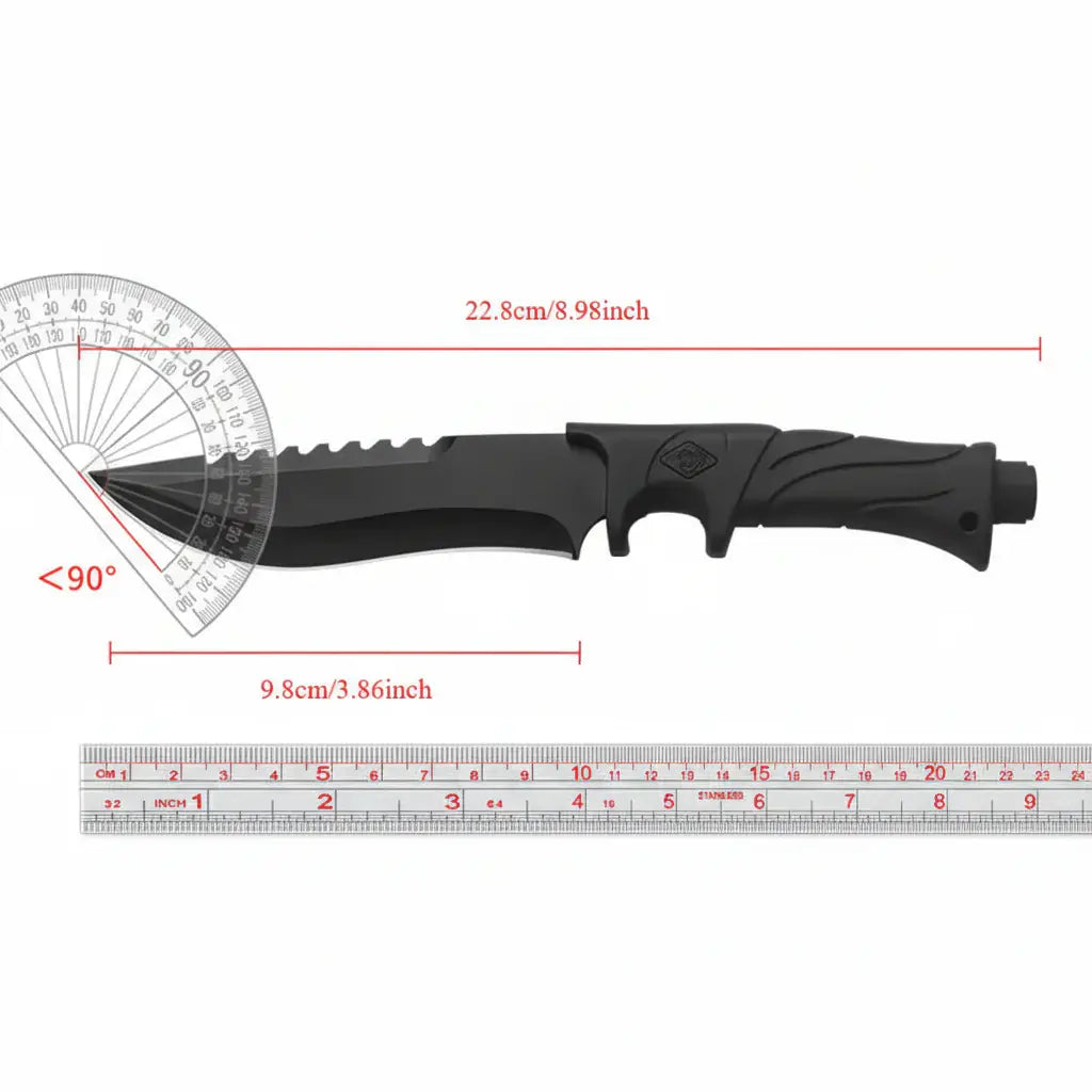 Outdoor Fixed Blade Knife – Portable Camping & Fishing Utility Knife for EDC & Hiking-3