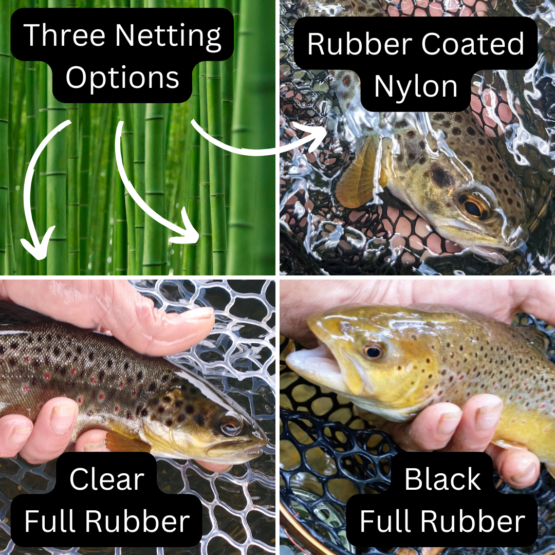 Pocket Water - Bamboo Fly Fishing Landing Net/Hand Net