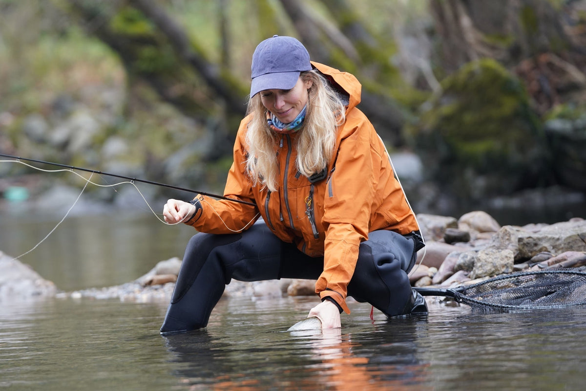 Orange Iris October Caddis Emerger Caddis  Trout Dry Fly - 6 Flies Hook Size 8