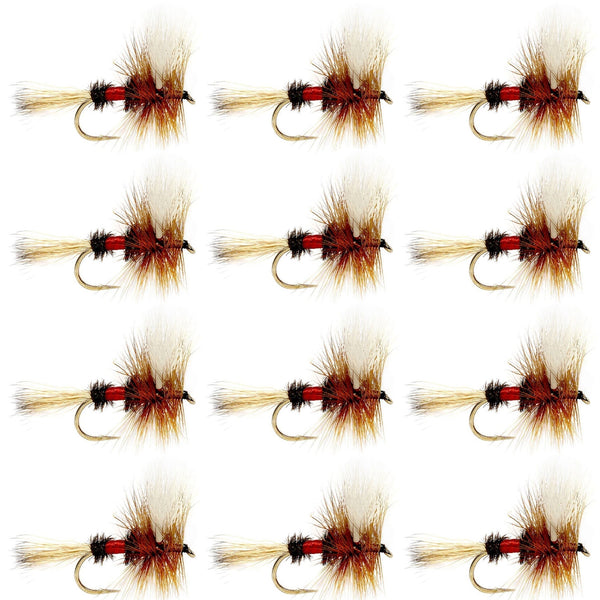 Royal Wulff Classic Trout Dry Fishing Fly -12 Flies Size 18