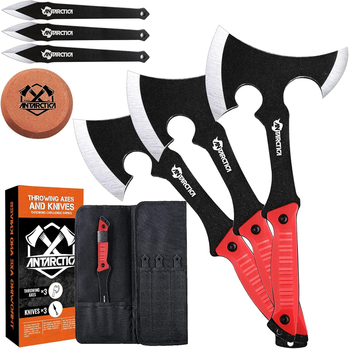 VOTAGOO® Throwing Axes and Knives Set - 3 Pack-0
