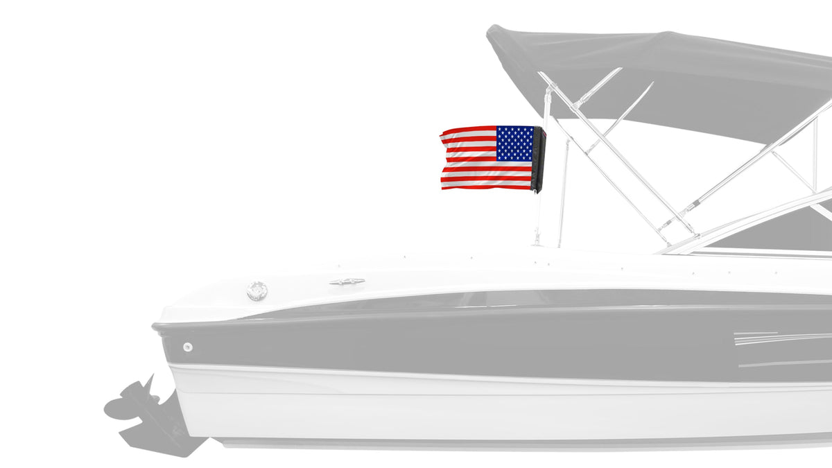 USA Ol' Glory - The Stars and Stripes 12"x18" Forever Wave Flag for Boats