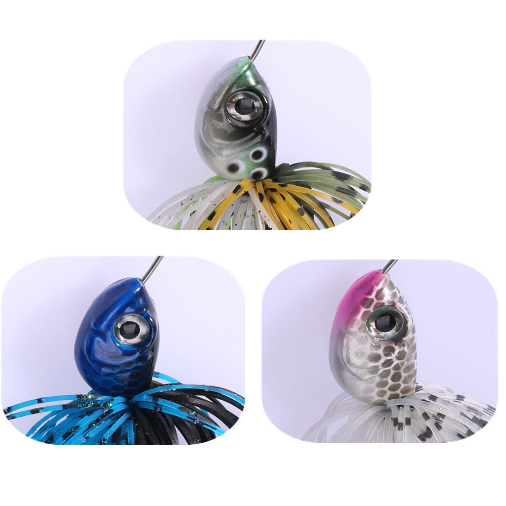 Front Range Bass Spinnerbait Assortment (6pc) — bass spinnerbait assortment for Colorado shore days