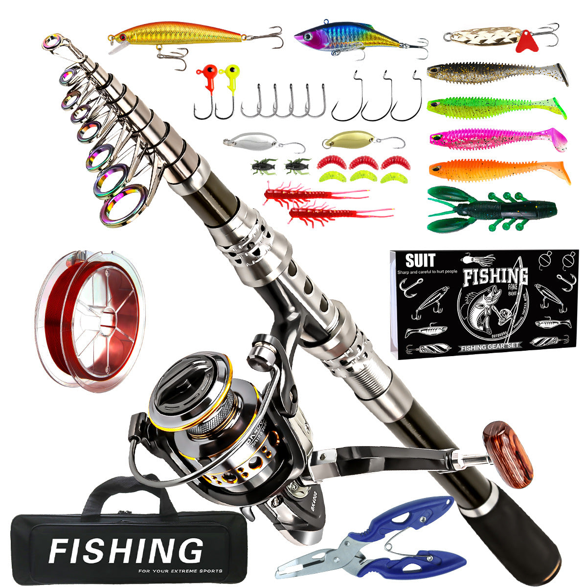 Medium-Heavy Catfish Spin Combo 7ft — medium-heavy spinning rod and reel combo for Colorado shore days