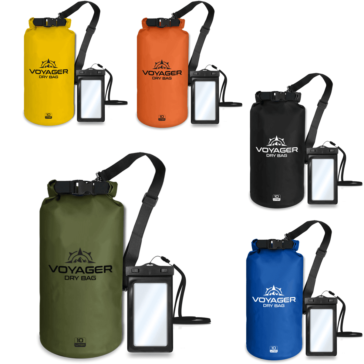 EcoGear FX Voyager Waterproof 10L Dry Bag-0