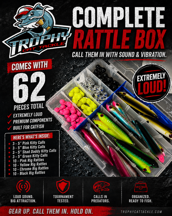 Complete Catfish Rattle Box | Trophy Cat Tackle