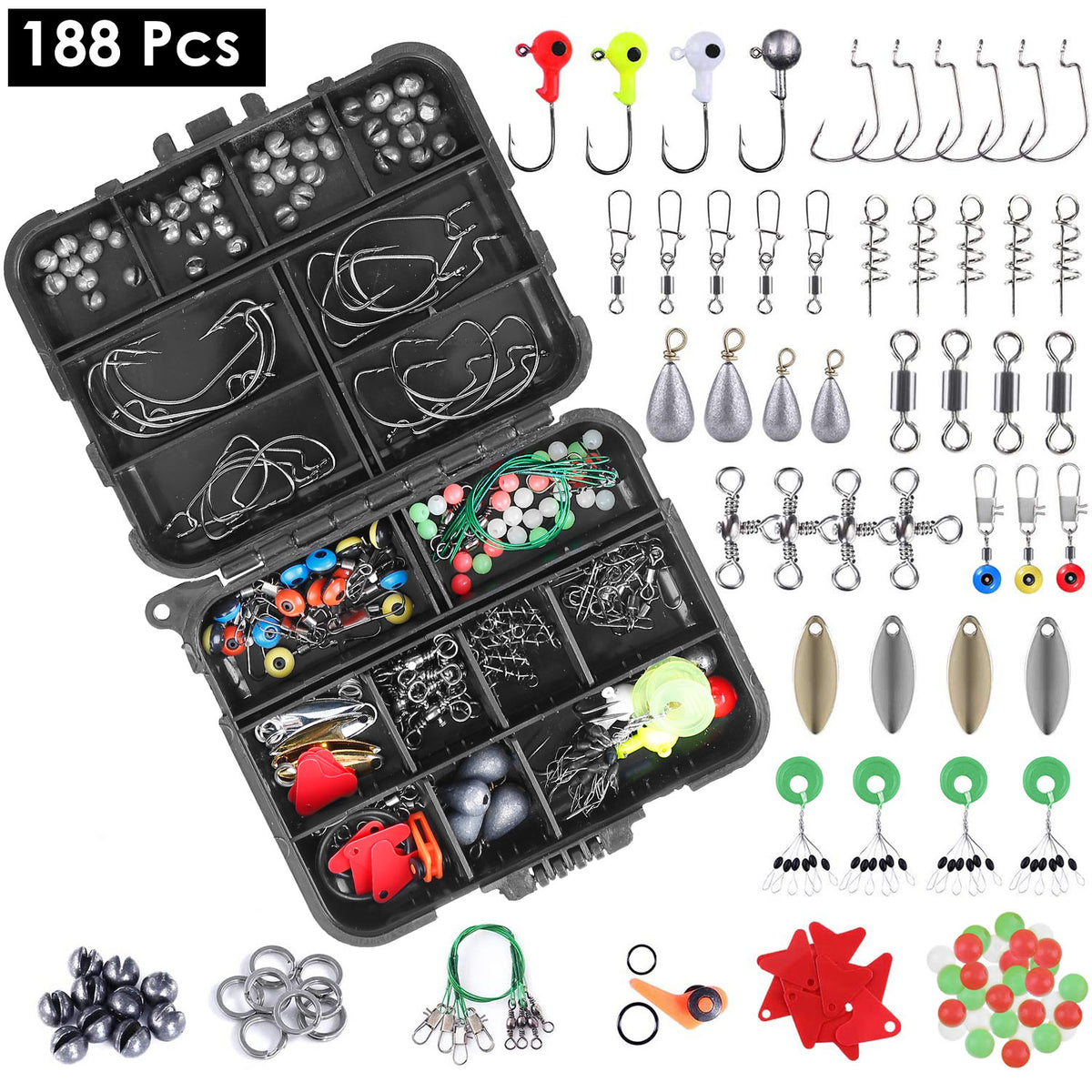 Channel Catfish Shore Bait and Rig Kit — shore catfish bait and rig components for Colorado shore days