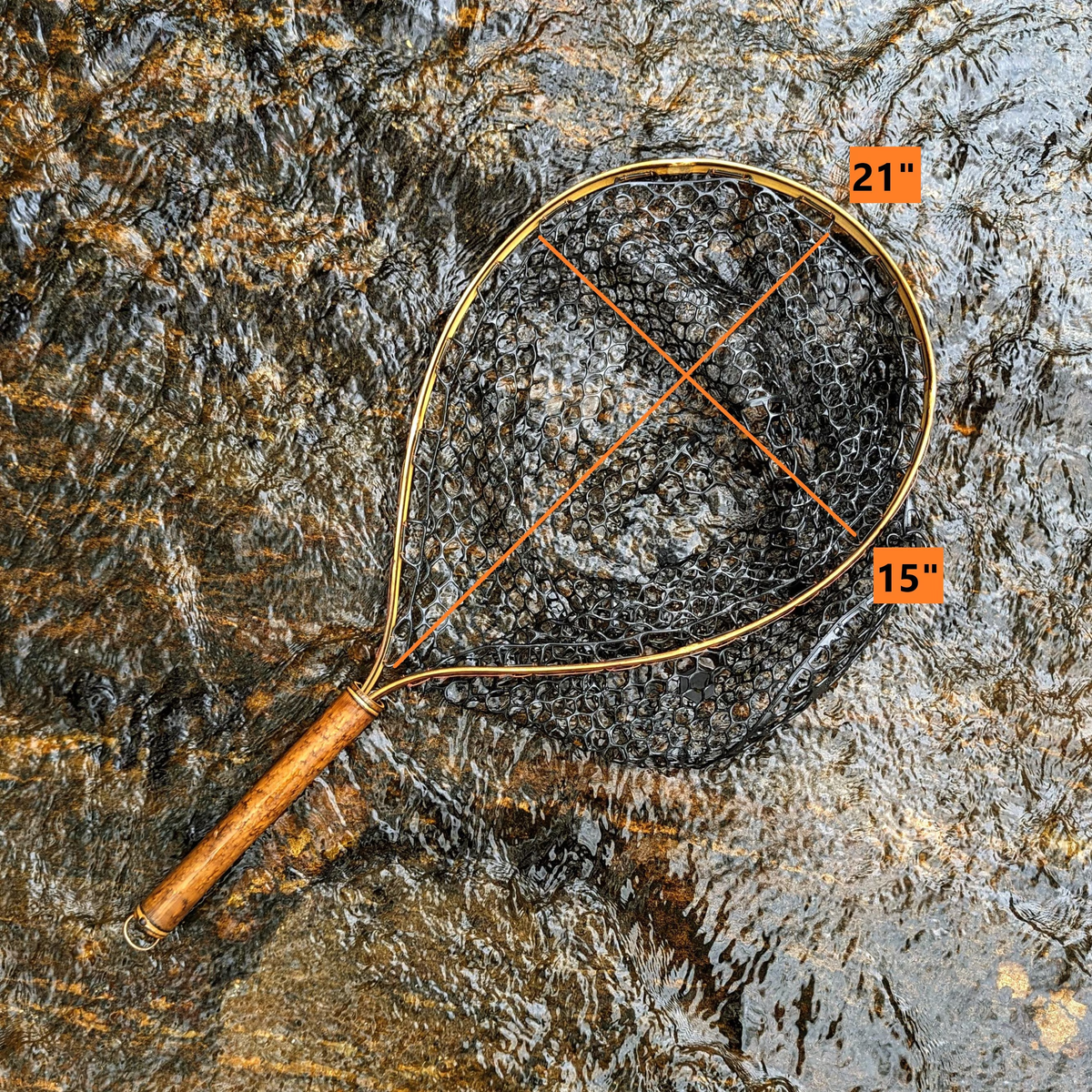 Downstream - Bamboo Fly Fishing Landing Net/Hand Net