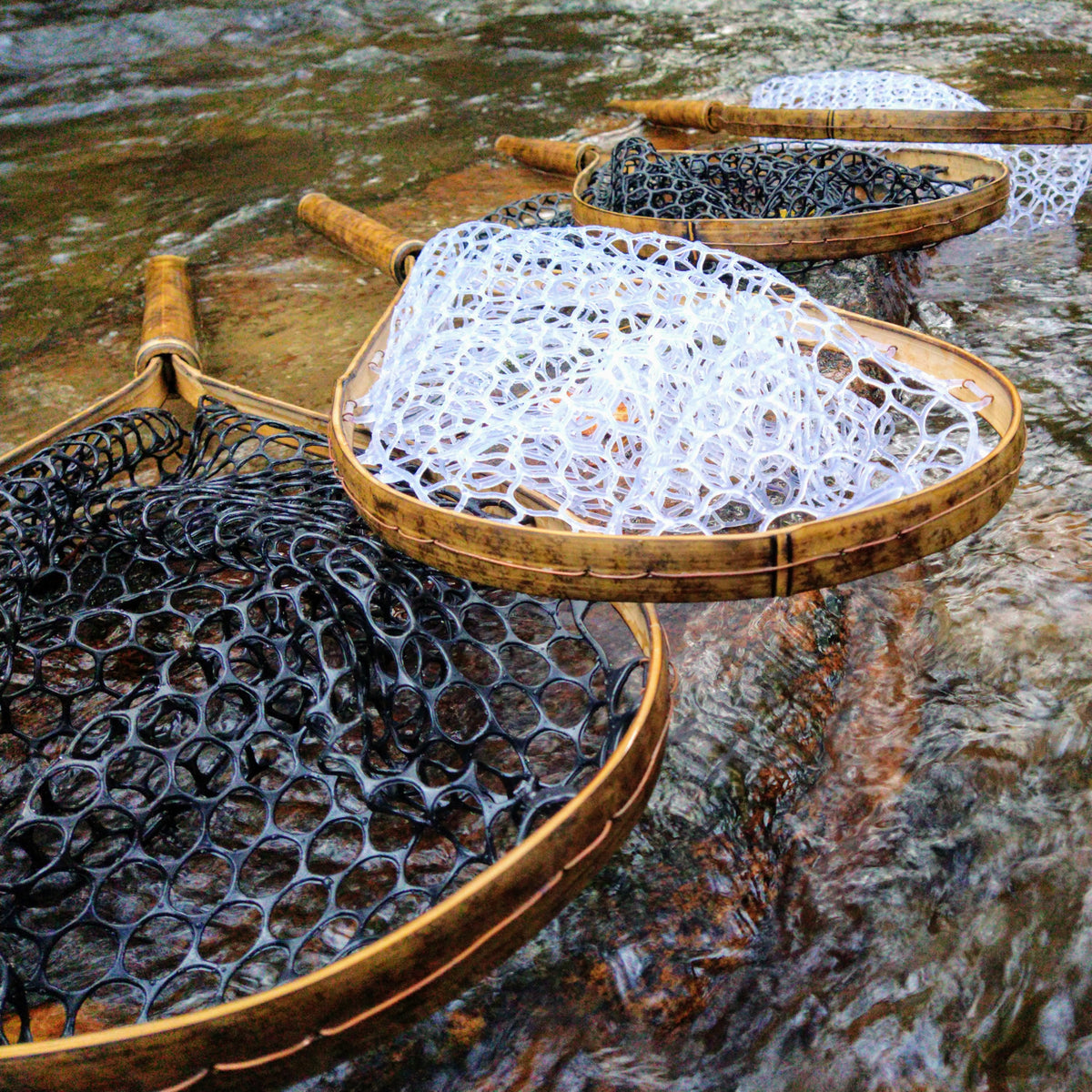 Downstream - Bamboo Fly Fishing Landing Net/Hand Net