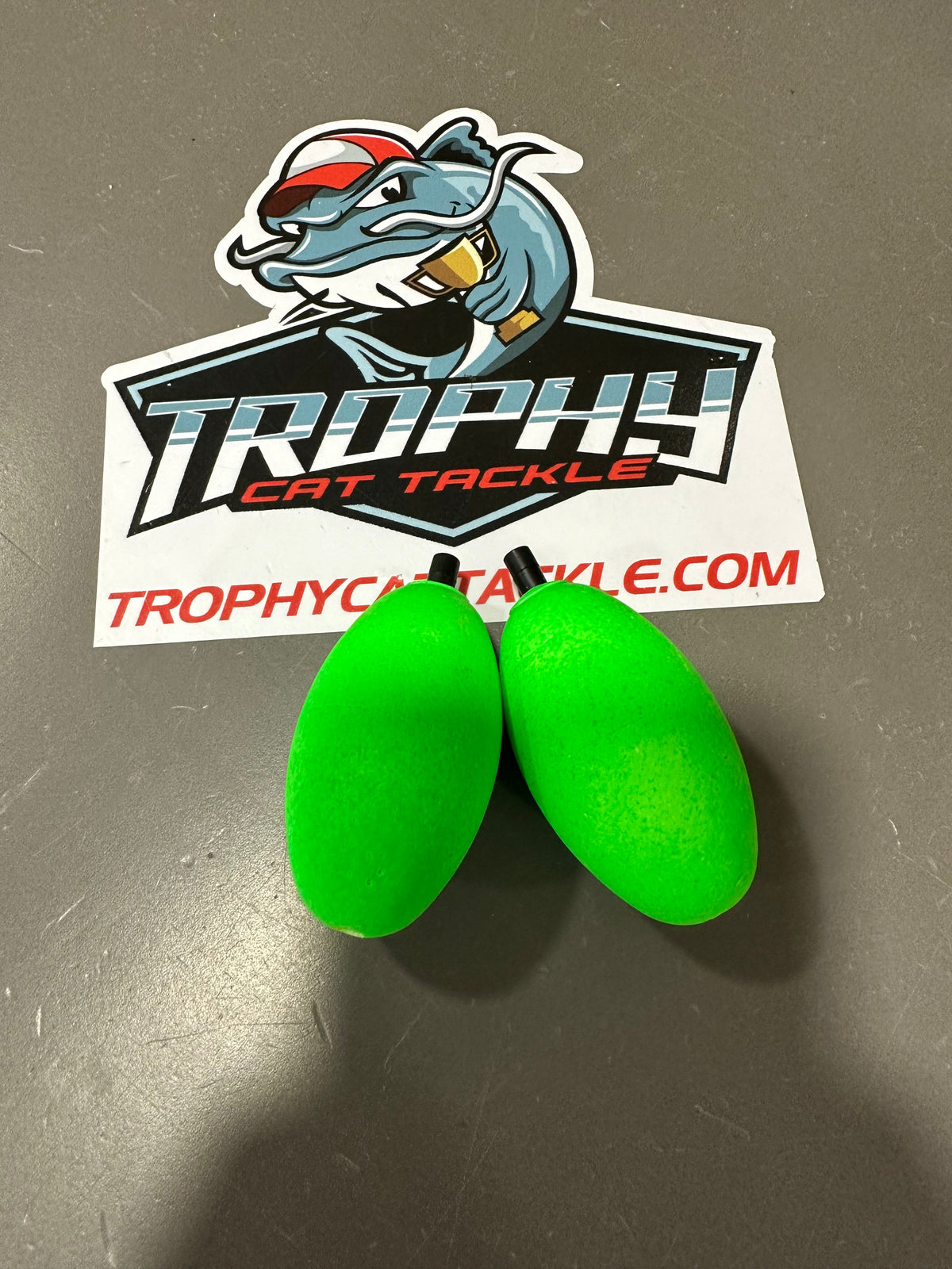 2.5" Unslotted Oval Catfish Floats – 10 Pack | Trophy Cat Tackle