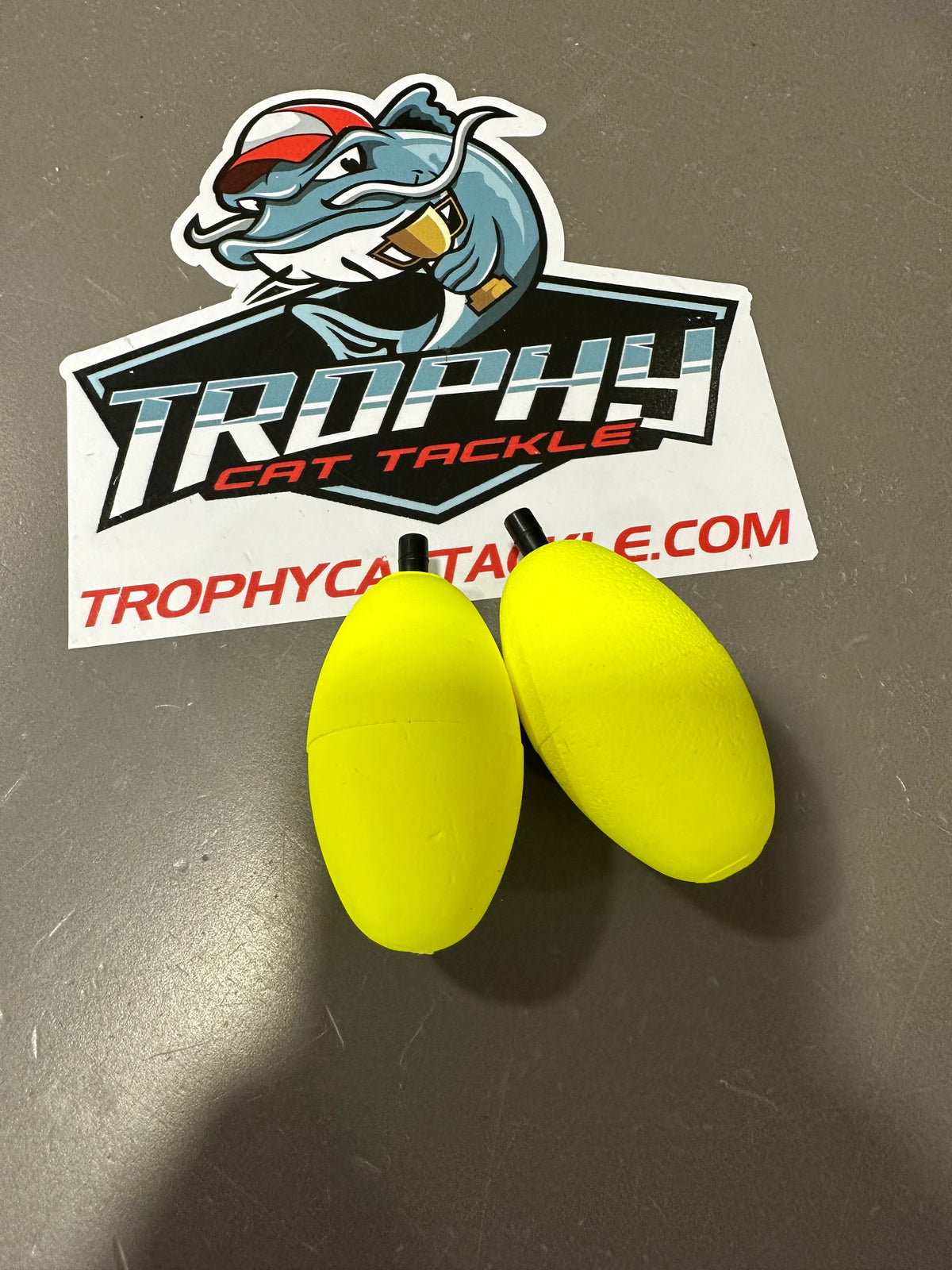 2.5" Unslotted Oval Catfish Floats – 10 Pack | Trophy Cat Tackle