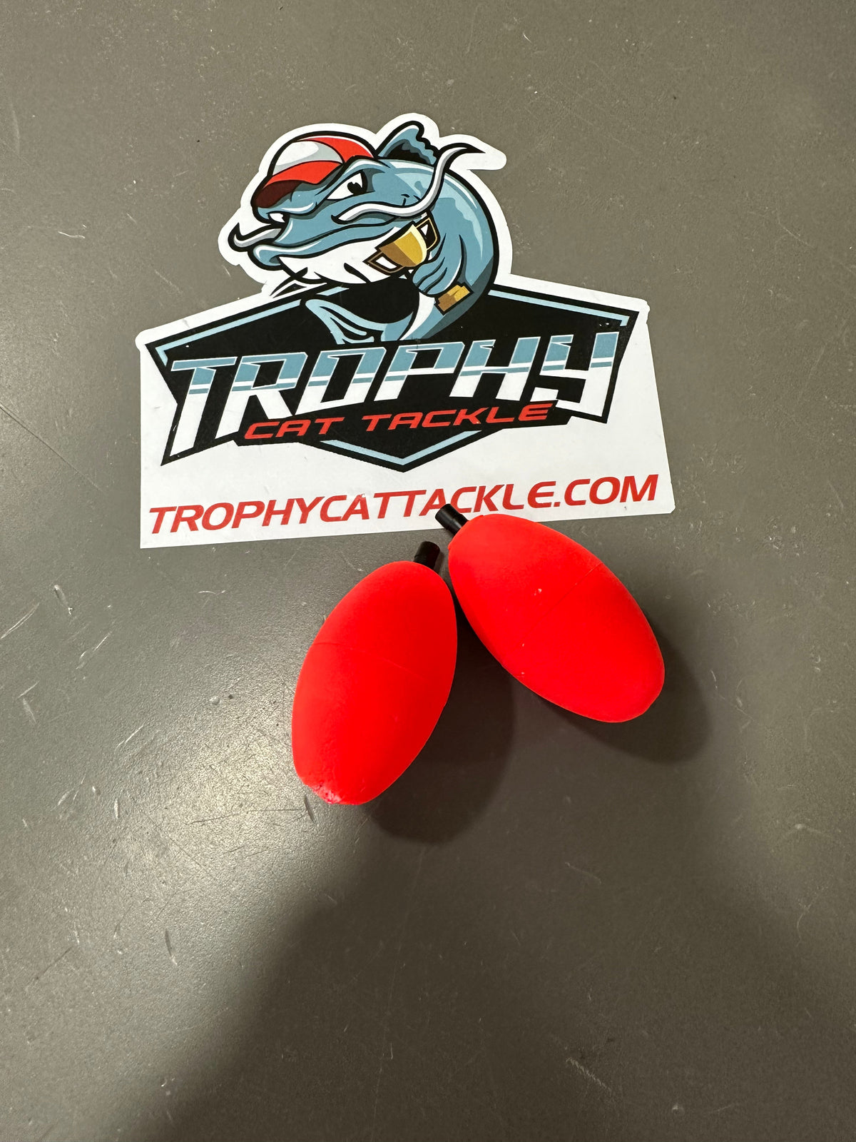 2.5" Unslotted Oval Catfish Floats – 10 Pack | Trophy Cat Tackle