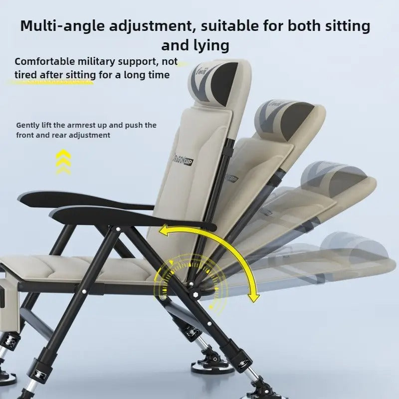 Fishing Chair with Portable Reclining-1