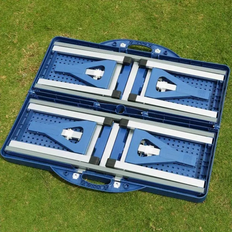 Folding Camping Table with Storage Mesh-3