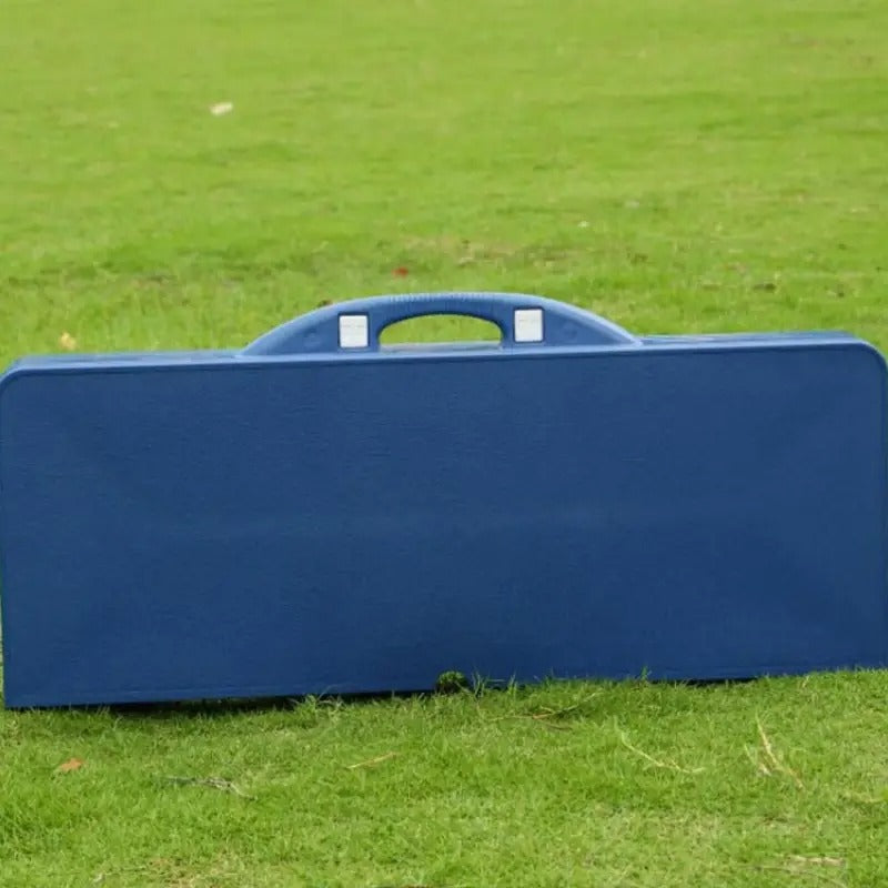 Folding Camping Table with Storage Mesh-4