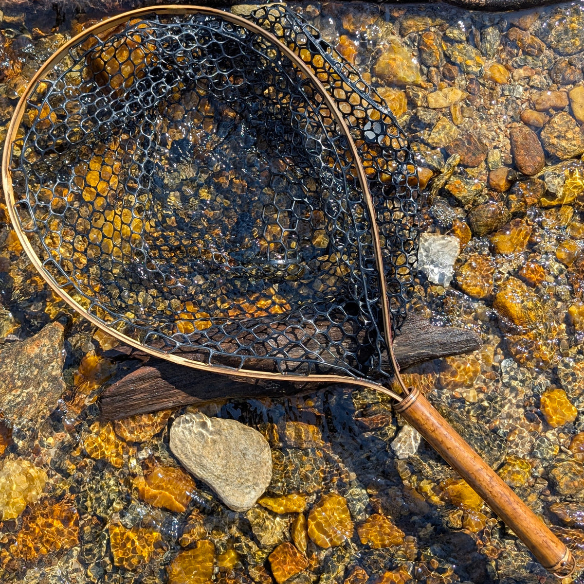 Downstream - Bamboo Fly Fishing Landing Net/Hand Net