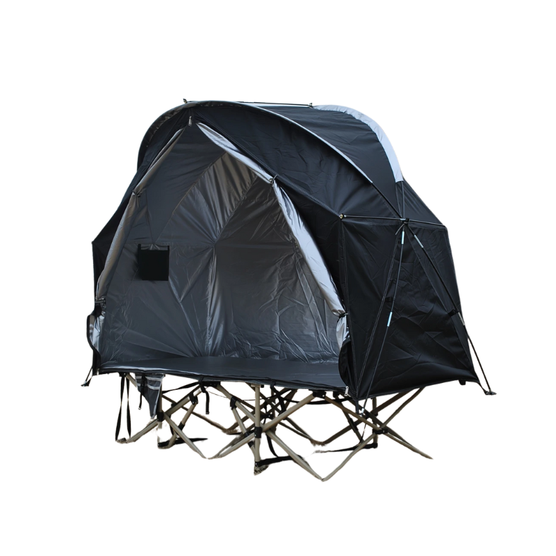 Military Off-Ground Single Tent Bed (2-in-1)-0
