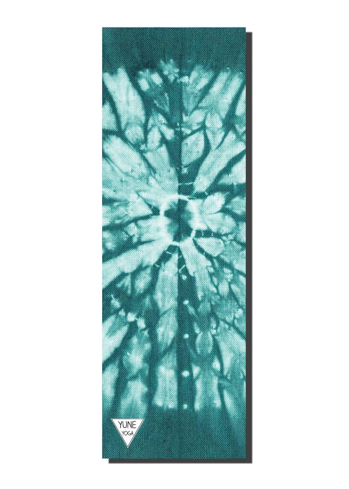 Yoga Mat | 6mm Thick | Green Tie Dye | Non-Slip | Eco Friendly | Yune Yoga | Sangfroid-0